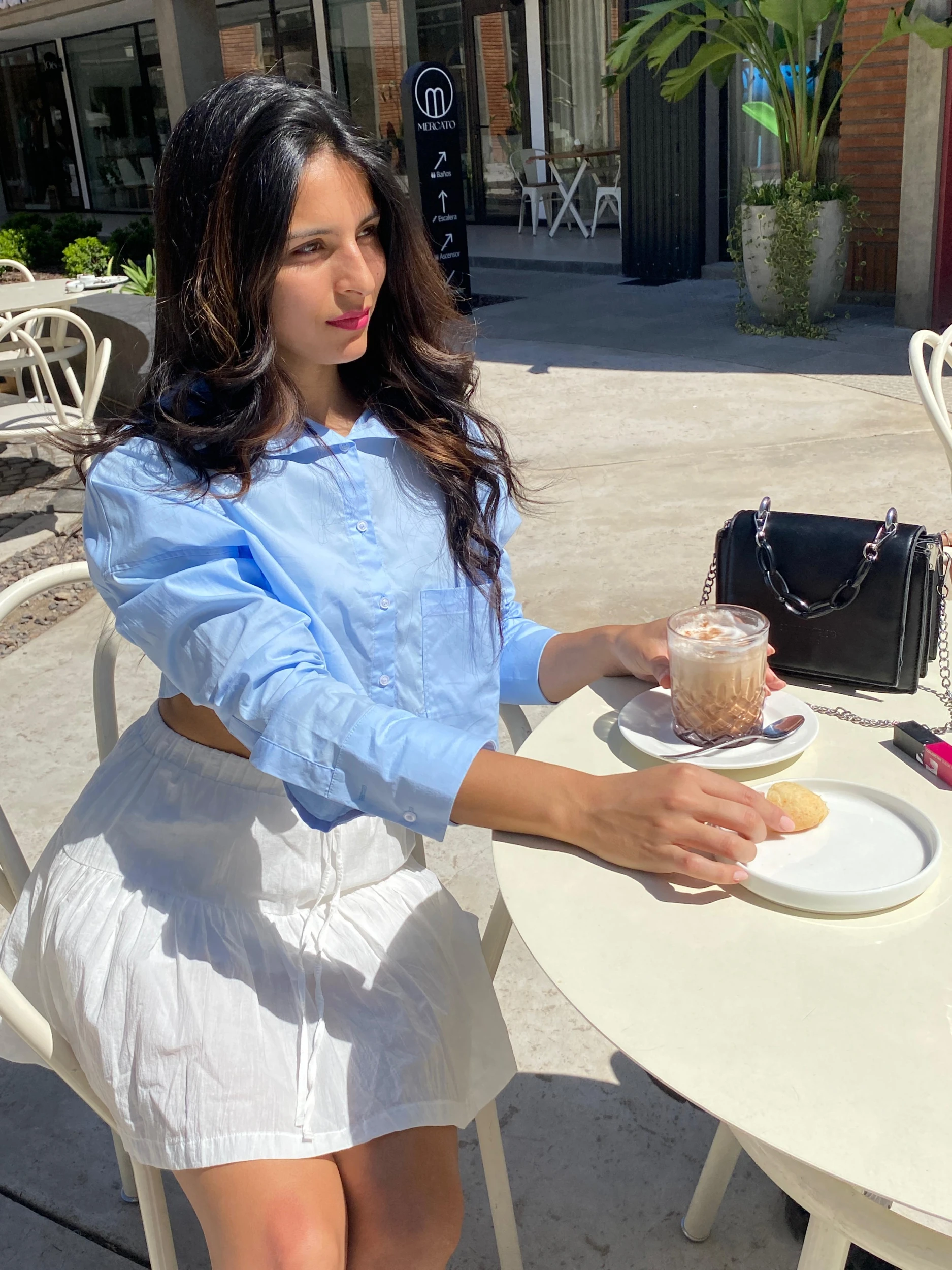 Camisa Oversize Crop Lisa